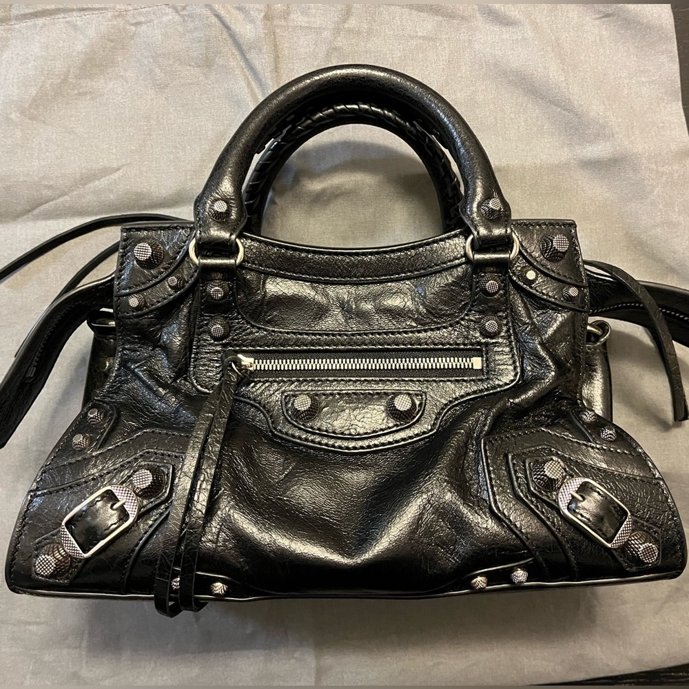 Balenciaga Agneau Arena Neo Cagole XS Black